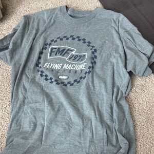 Flying Machine Heather Gray Graphic Tee